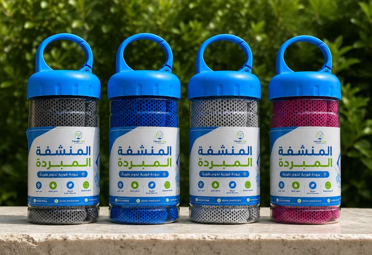 المنشفة المبردة